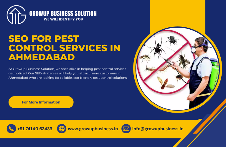 SEO for pest control services in Ahmedabad